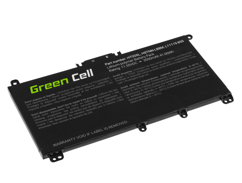 Green Cell HT03XL akku: HP 240 G7 245 G7 250 G7 255 G7 / 11.55V 3400mAh (HP163)