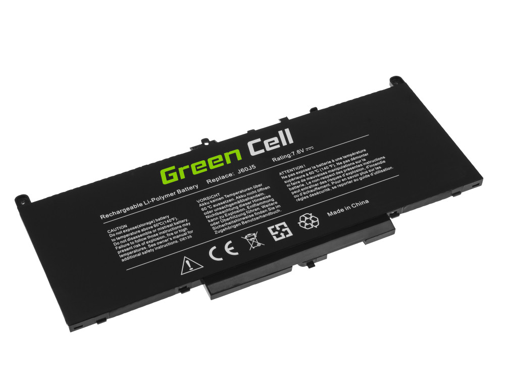 Green Cell-akku J60J57.6V 5800mAh Dell Latitude E7270 E7470 (DE135)