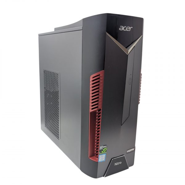 Acer Nitro N50-600 Pelitietokone/i5-8400 (6-ydin)/8GB DDR4/512GB SSD/GTX 1050TI/W11 Home/WiFi/A