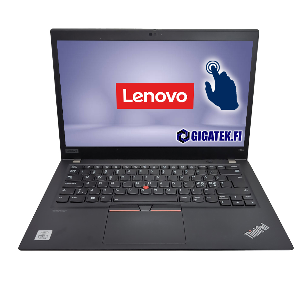 Lenovo ThinkPad T14s Touch/i5-10310U/16 GB DDR4/256 GB SSD/14″ FHD-IPS Kosketusnäyttö/W11 Pro/A2
