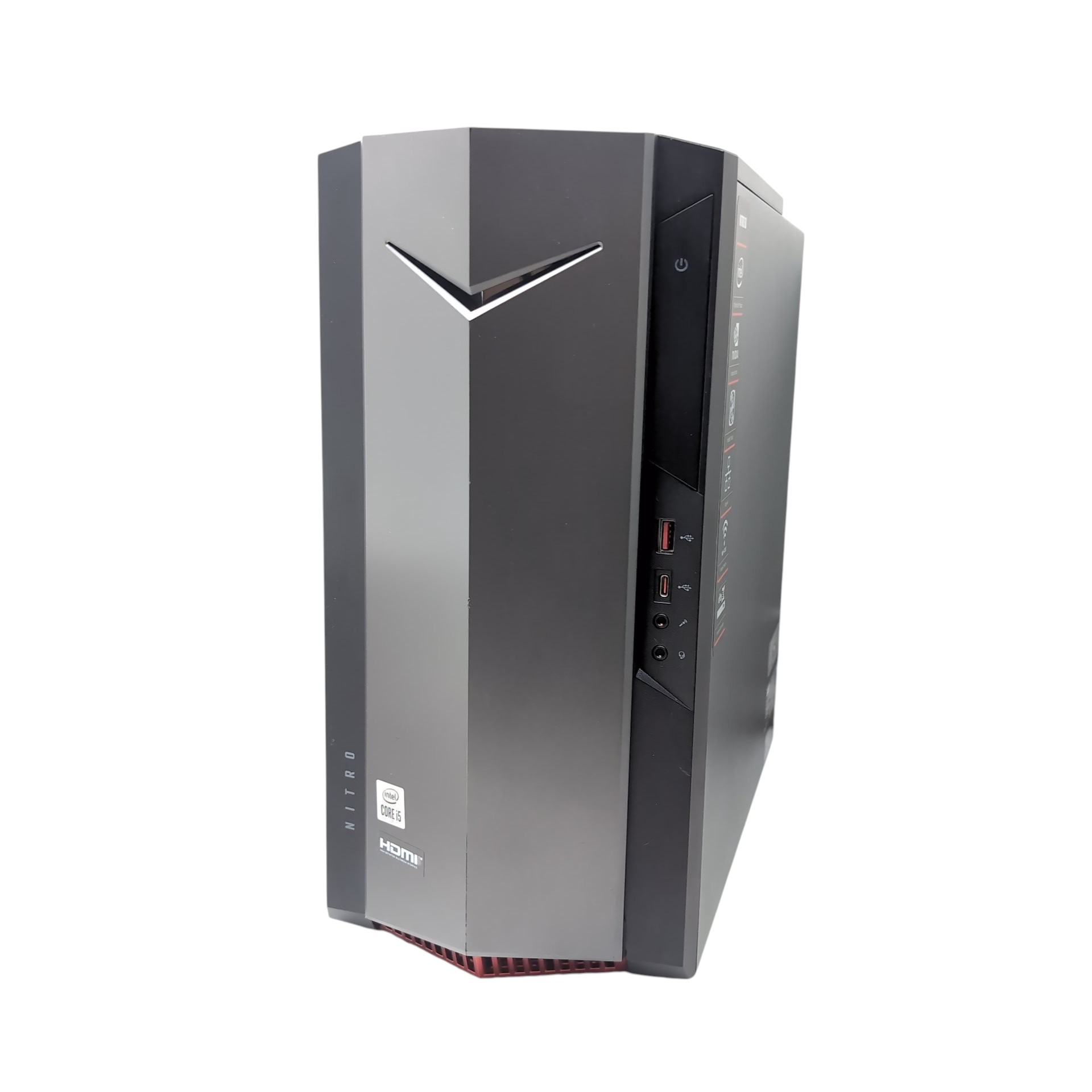 Acer Nitro N50-610 Pelitietokone/i5-10400F/16GB DDR4/256GB SSD/GTX 1650/W11 Home/WiFi/A