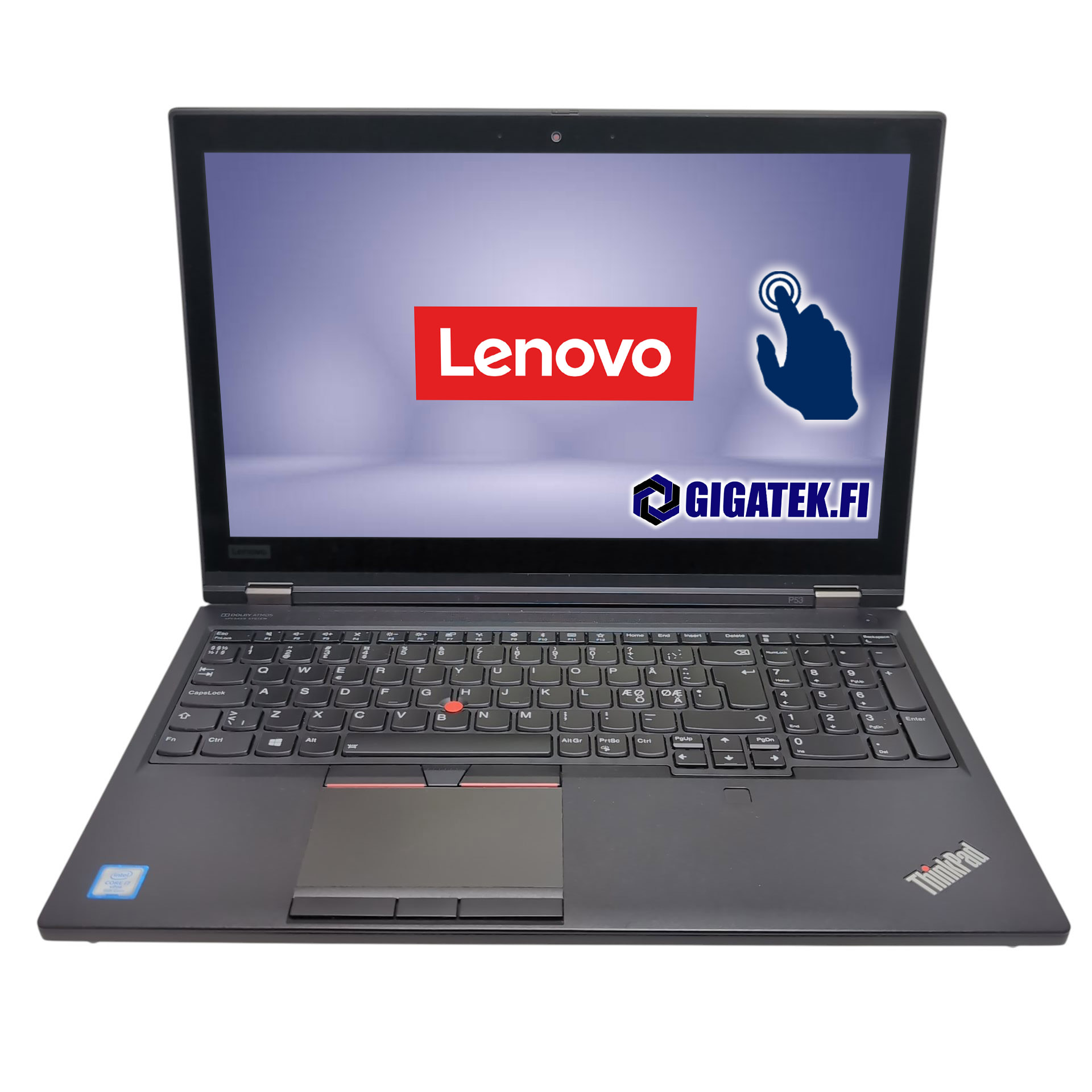 Lenovo ThinkPad P53/i7-9750H(6-ydin)/32 GB DDR4/1TB SSD/T2000 Max-Q/15,6″ 4K UHD-IPS kosketusnäyttö (1000nits HDR 10)/W11Pro/A1/Takuu 24KK